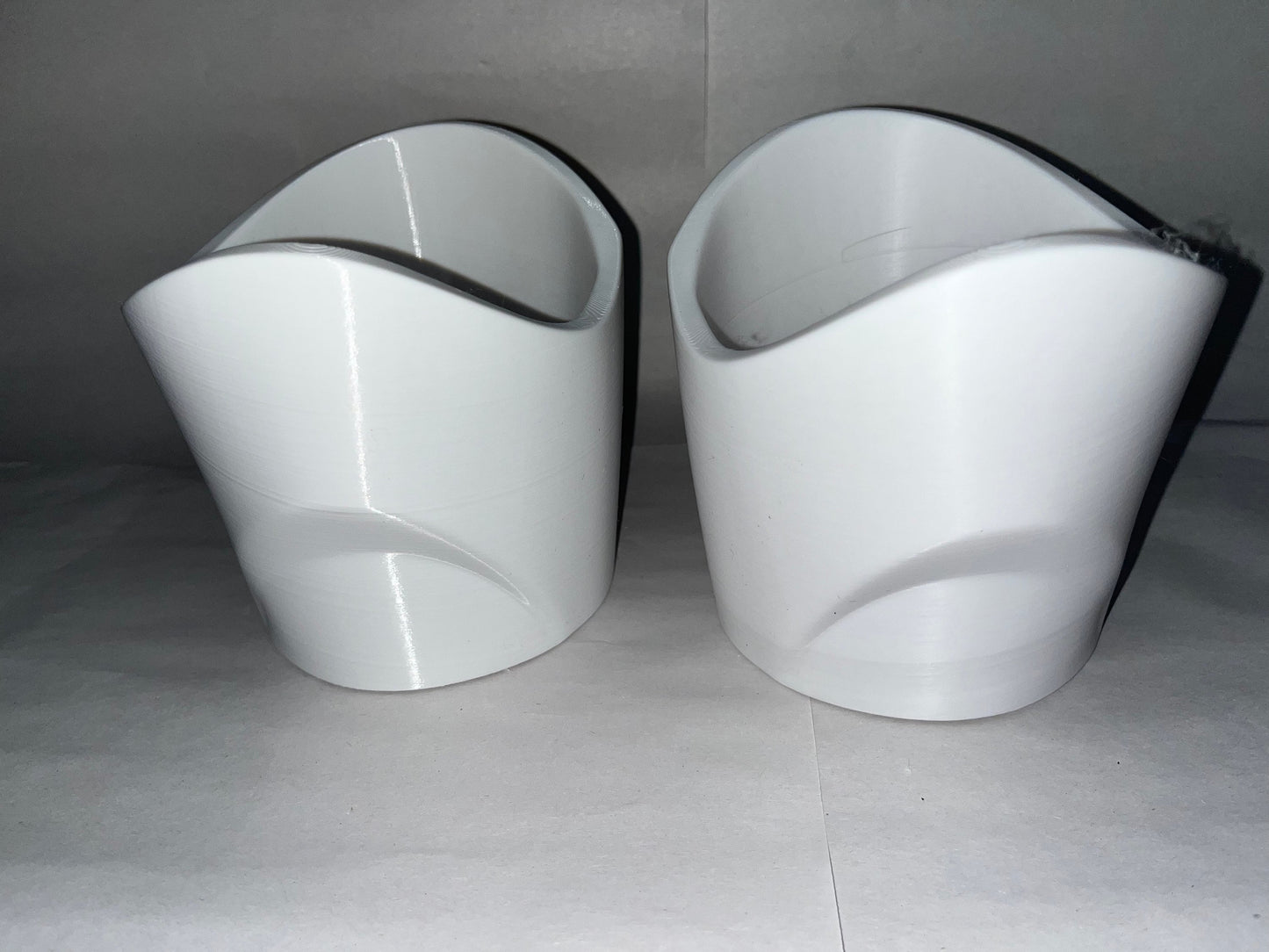 clone trooper armor bicep armor, white 3d printed
