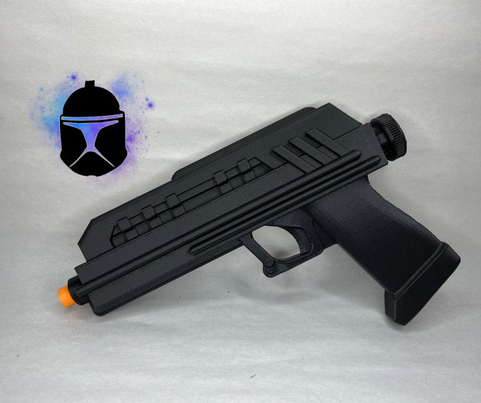 DC-17 blaster side view