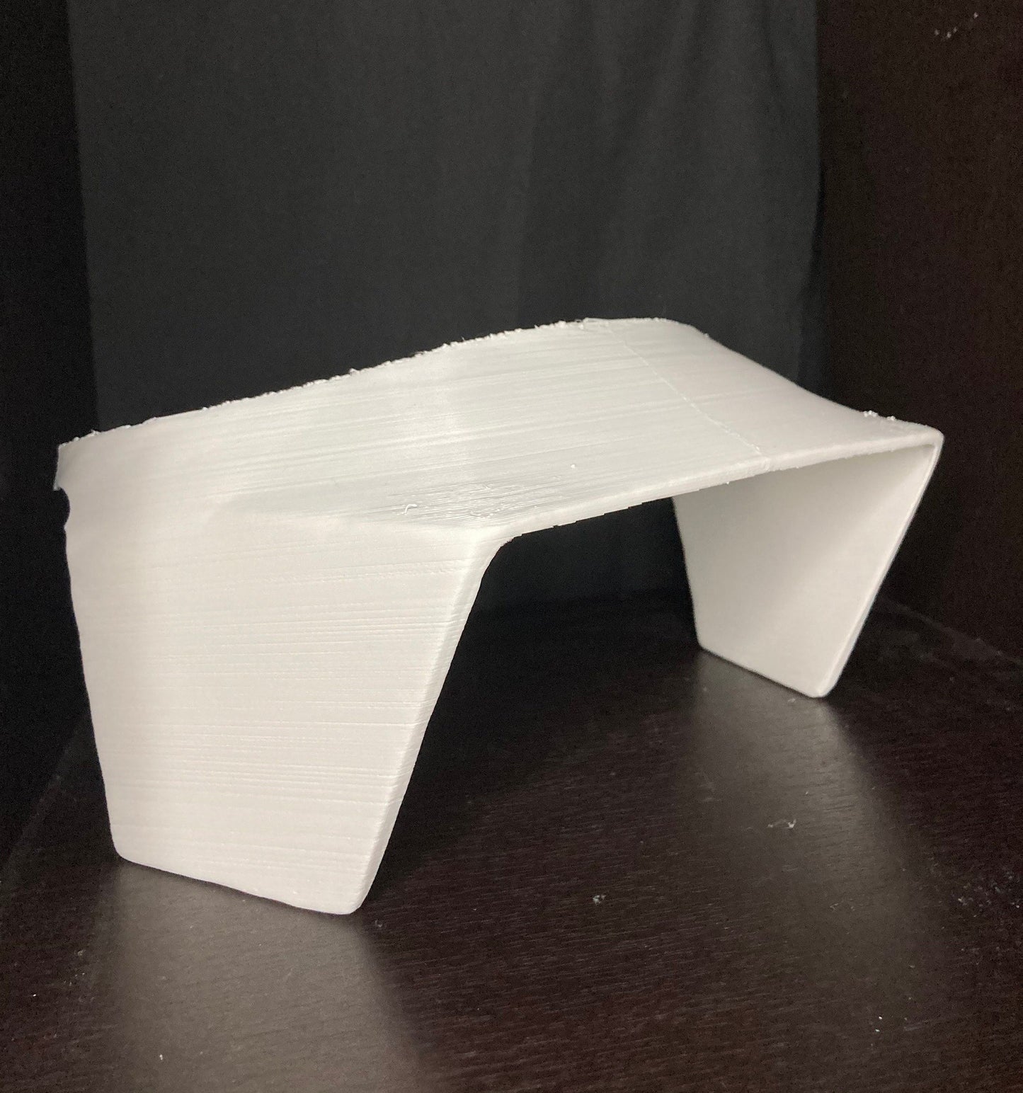 3d printed white clone trooper visor