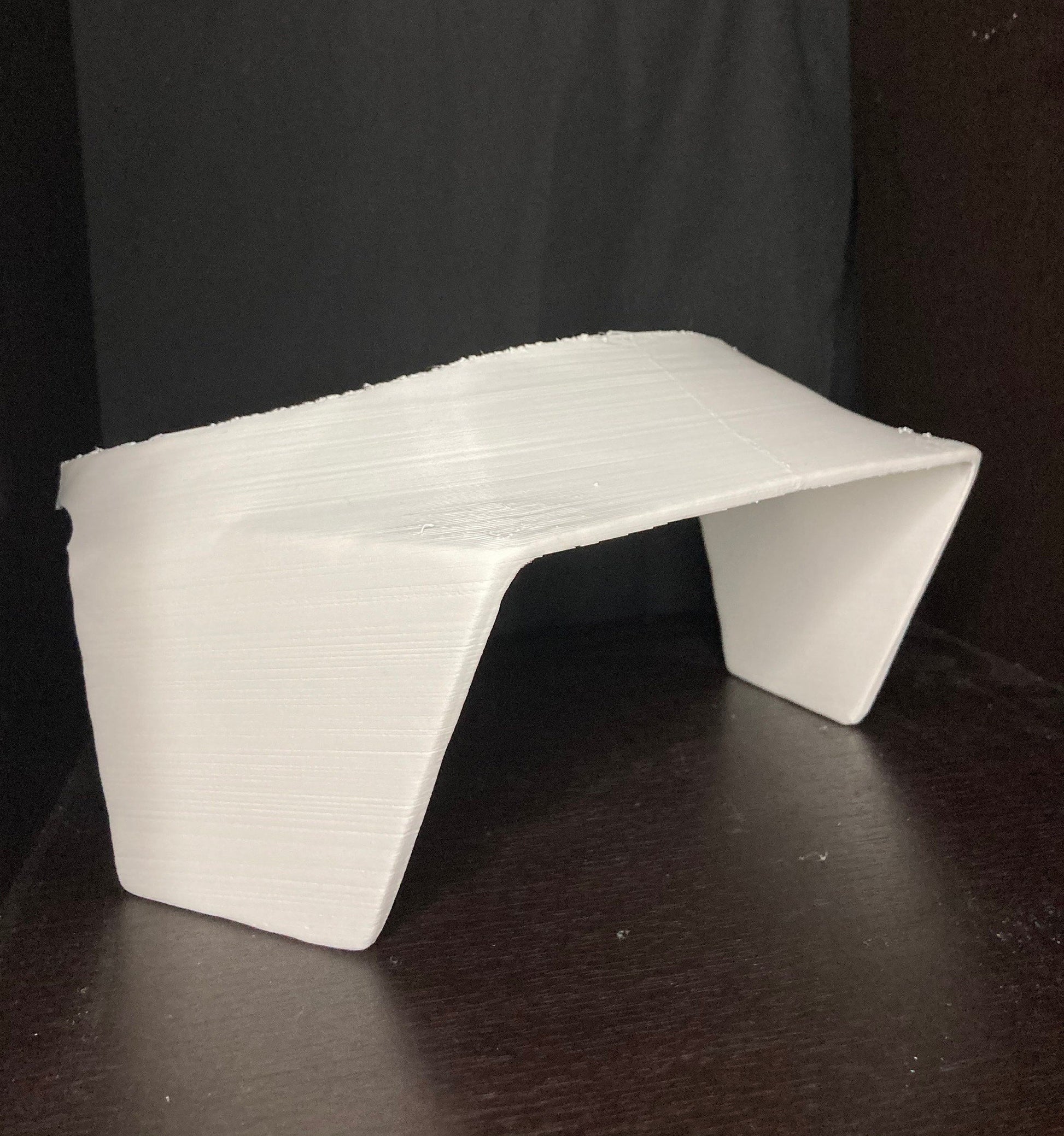 3d printed white clone trooper visor